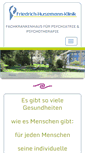 Mobile Screenshot of friedrich-husemann-klinik.de