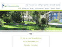 Tablet Screenshot of friedrich-husemann-klinik.de